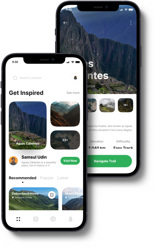 Original Hilink mobile app design concept
